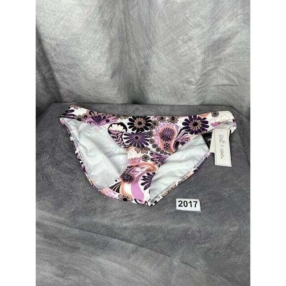 Salt + Cove Other - Salt + Cove Juniors' Printed Hipster Bikini Bottoms Swimwear Multi Size XL